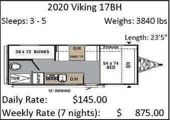 2020 Viking 17BH